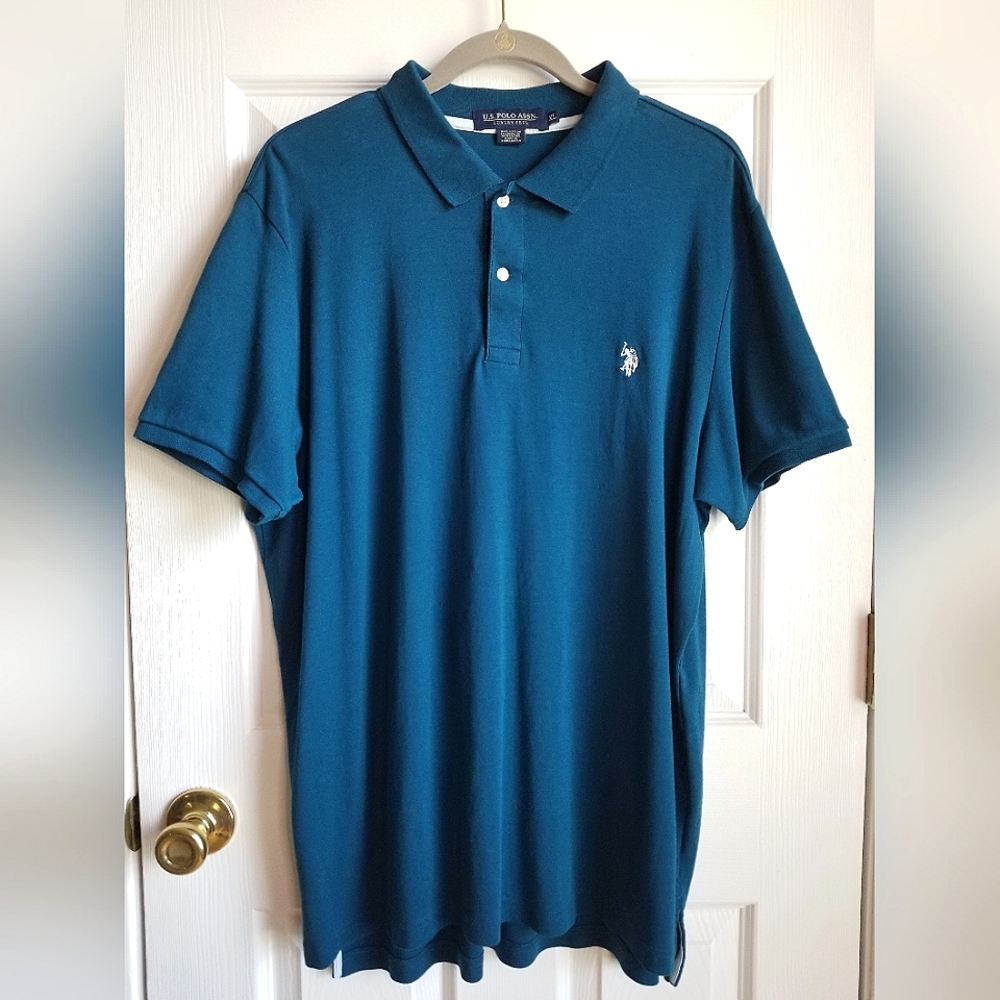 Polo in teal size XL